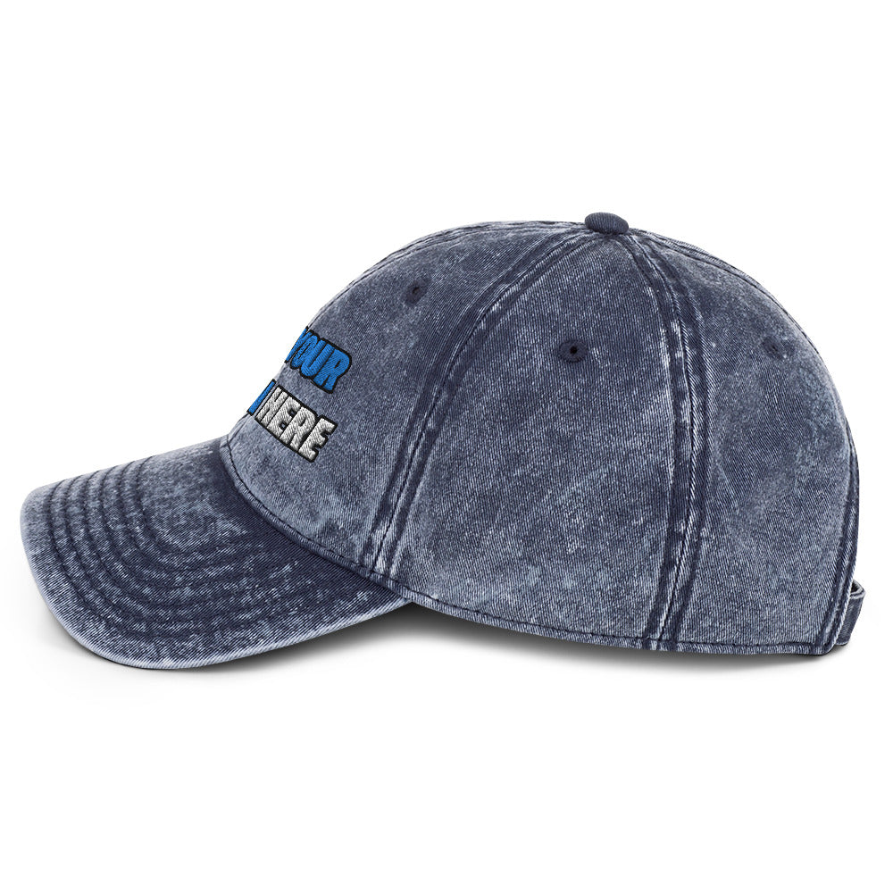 Vintage Cap | Otto Cap 18-1248 - put your design here | standard color - Flat Embroidery