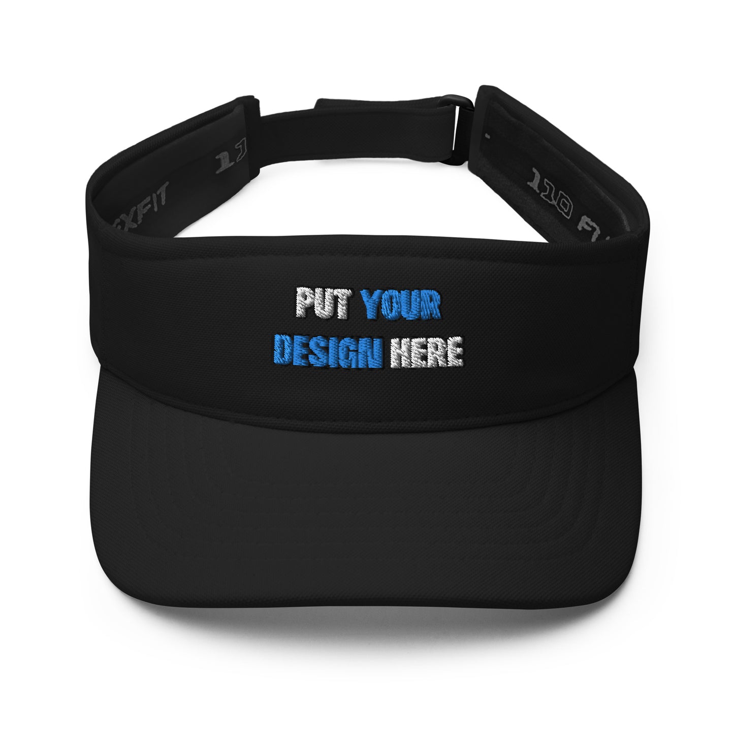 Flexfit 8110 Visor - put your design here| standard color -3d puff