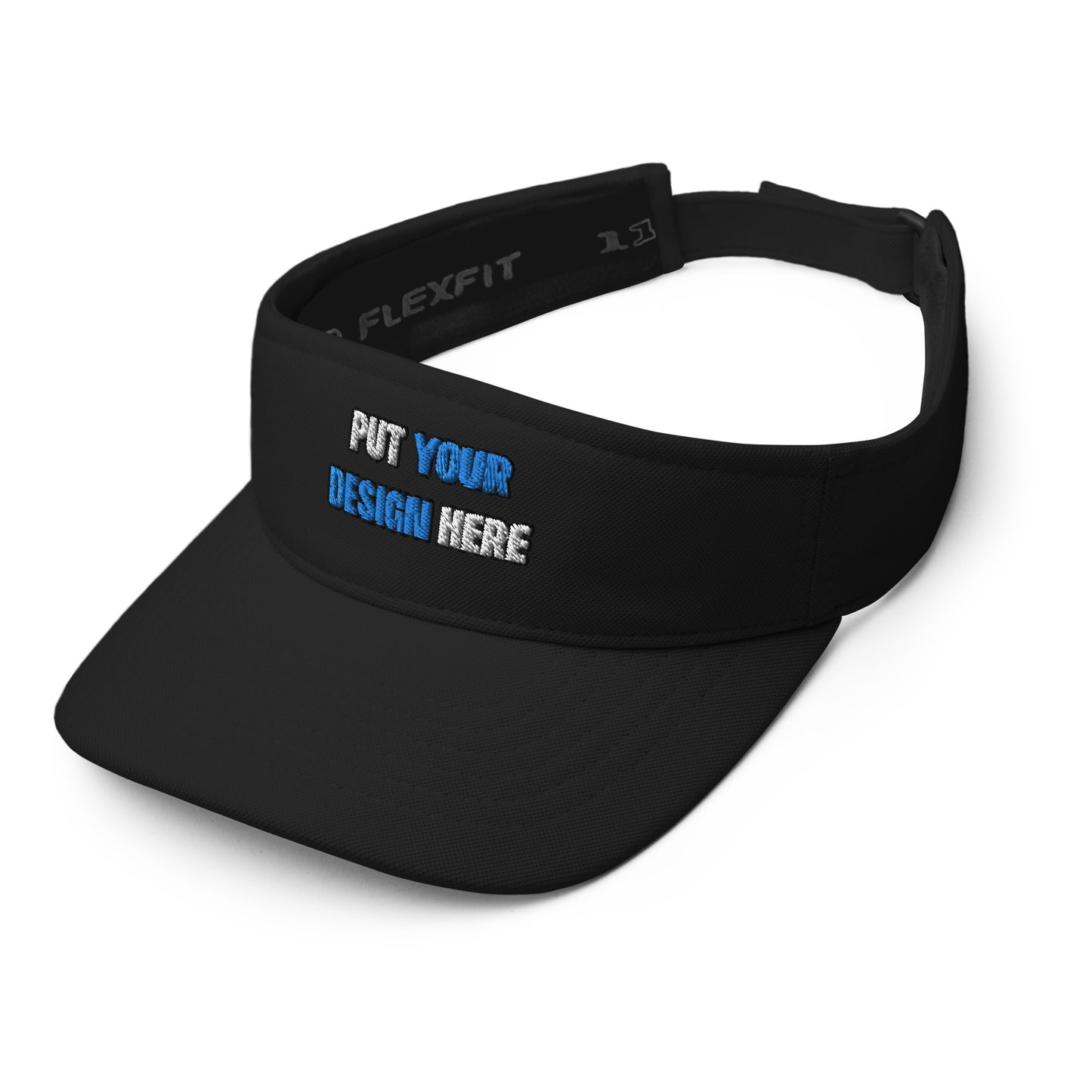 Flexfit 8110 Visor - put your design here| standard color -3d puff