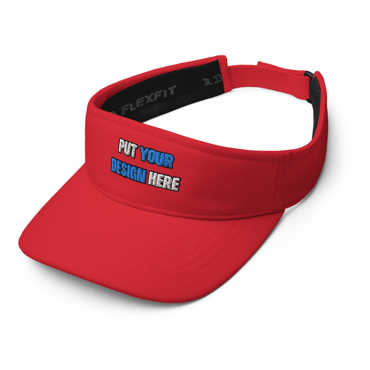 Flexfit 8110 Visor - put your design here| standard color -3d puff
