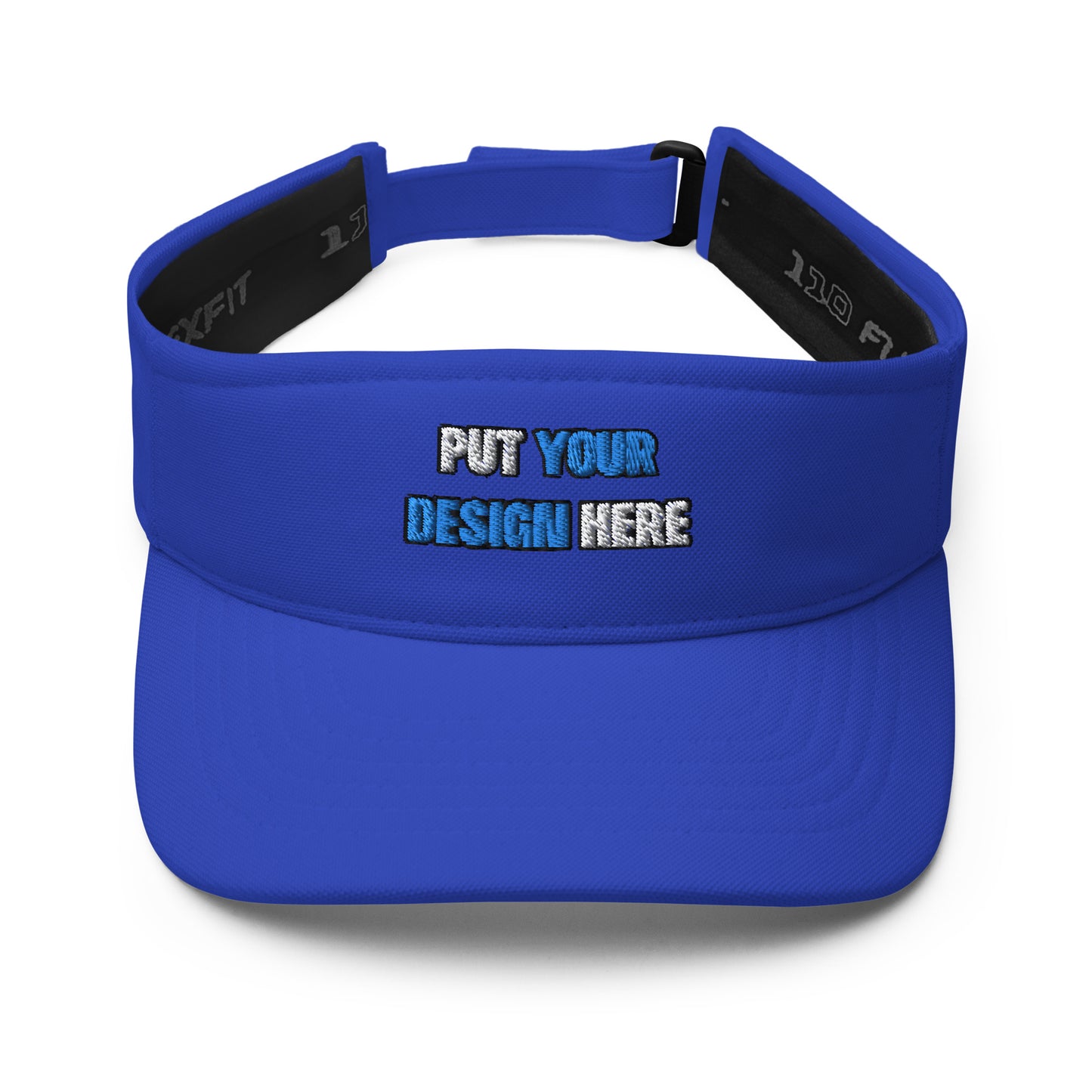 Flexfit 8110 Visor - put your design here| standard color -3d puff