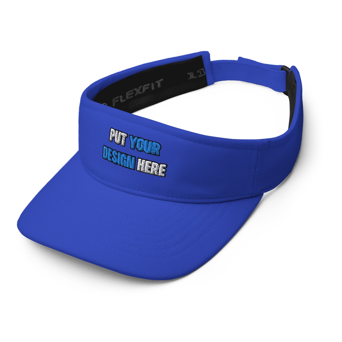 Flexfit 8110 Visor - put your design here| standard color -3d puff