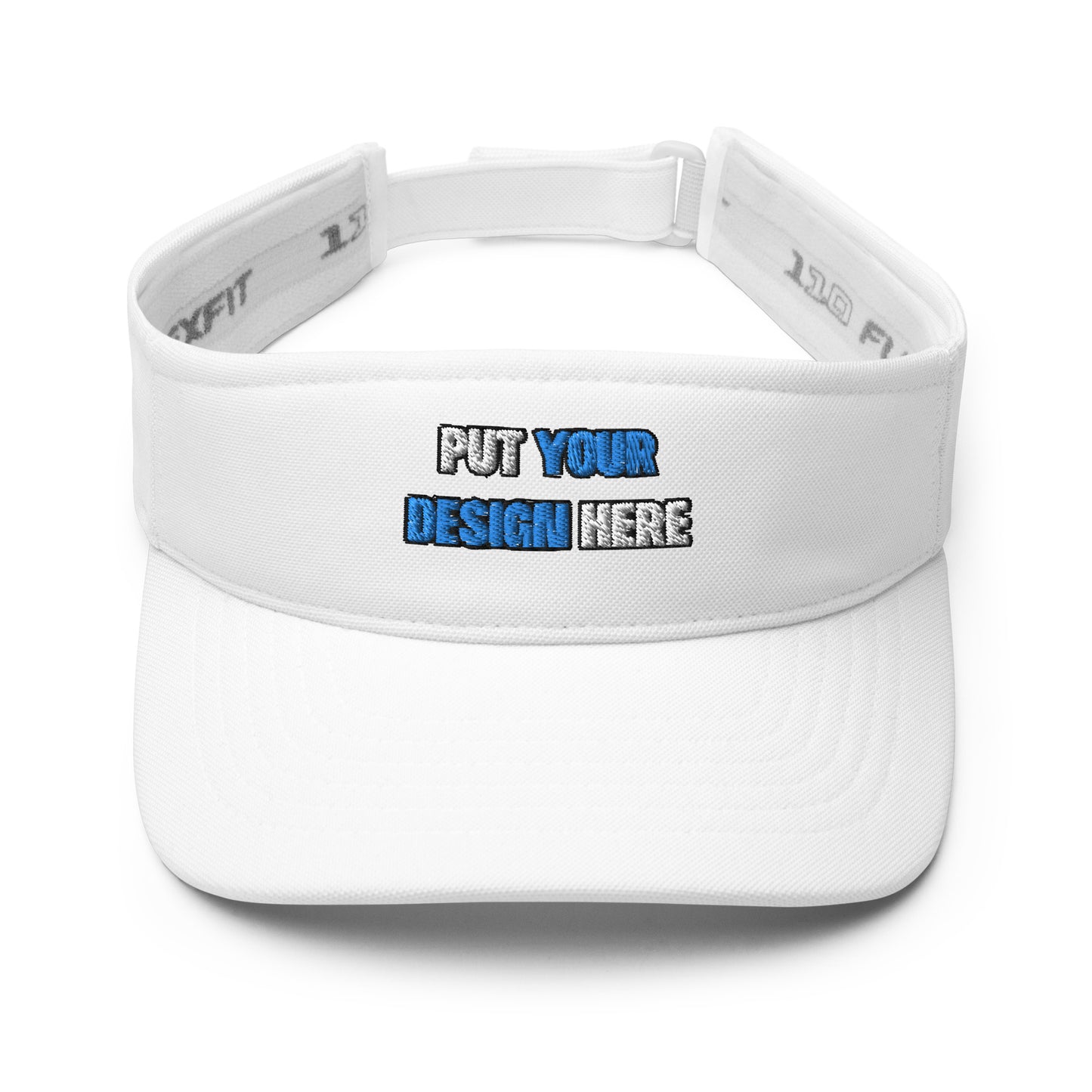 Flexfit 8110 Visor - put your design here| standard color -3d puff