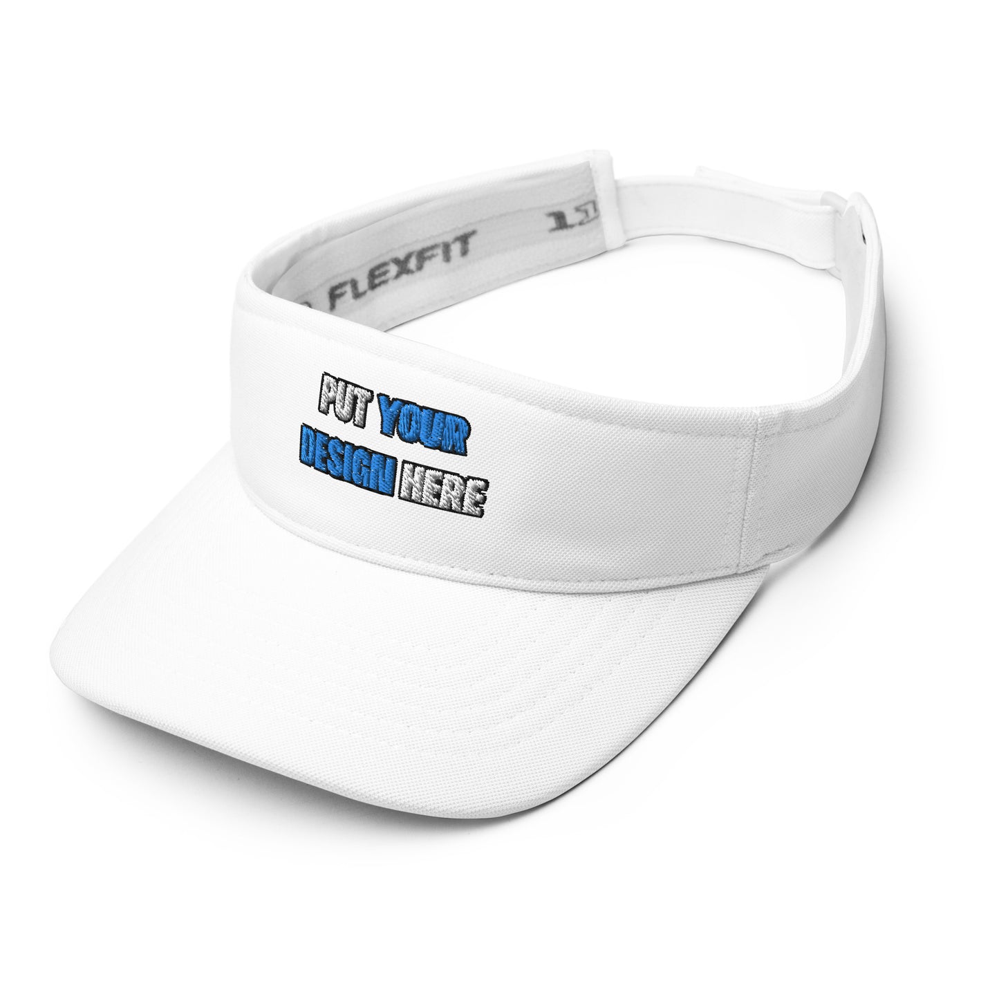 Flexfit 8110 Visor - put your design here| standard color -3d puff