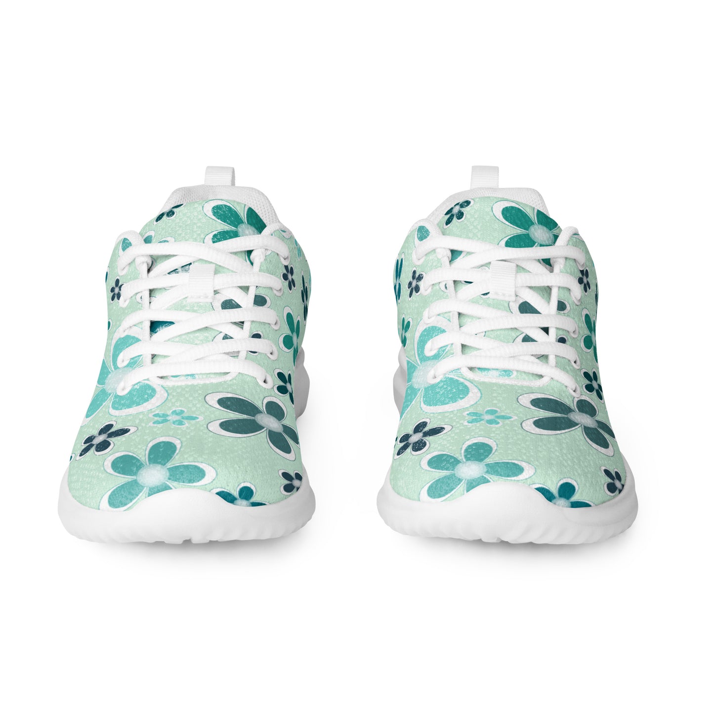 Women’s athletic shoes  - Flower Pattern - print on demand