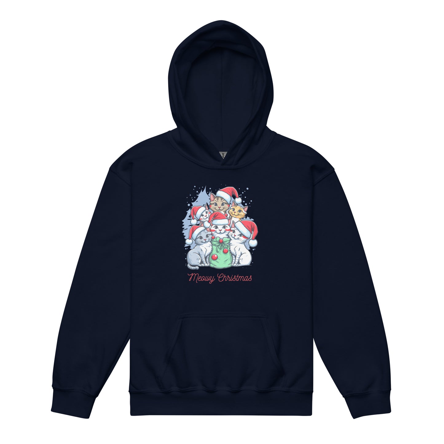 Youth heavy blend hoodie | merry christmas | moods print