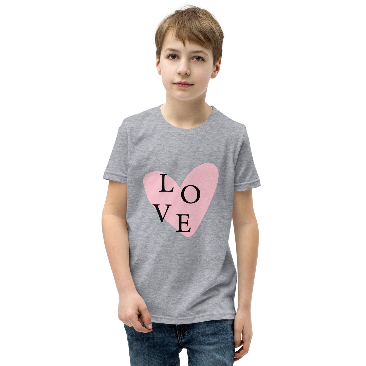 love | Youth Staple Tee | Bella + Canvas 3001Y