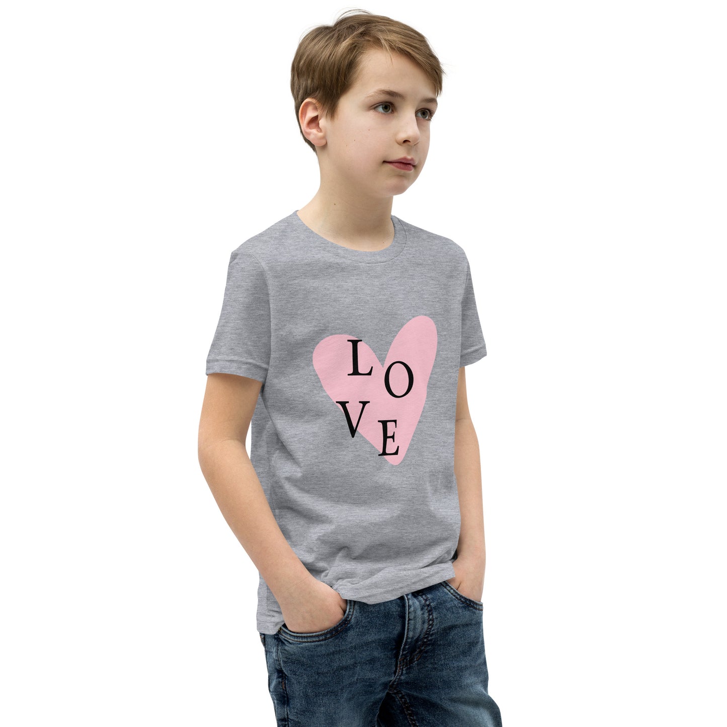 love | Youth Staple Tee | Bella + Canvas 3001Y