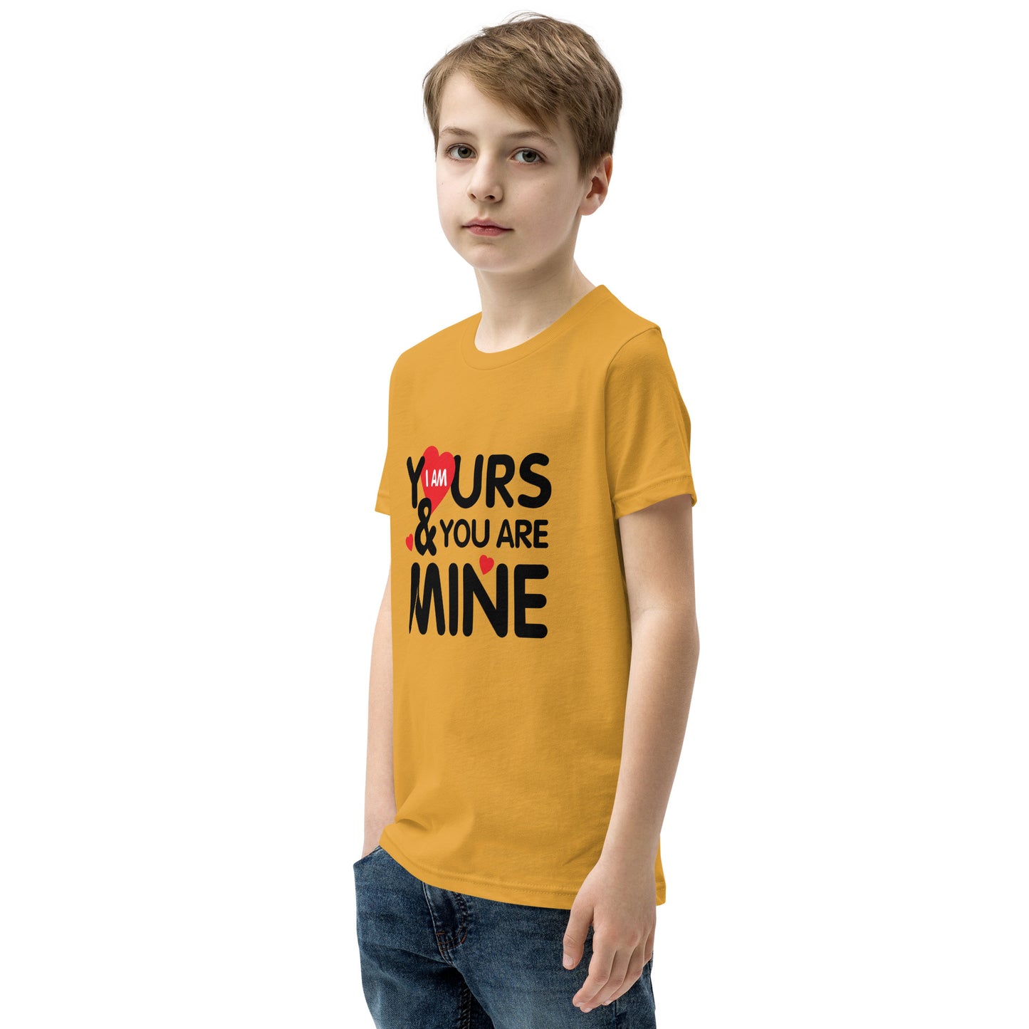 i am yours & you are mine | Youth Staple Tee | Bella + Canvas 3001Y