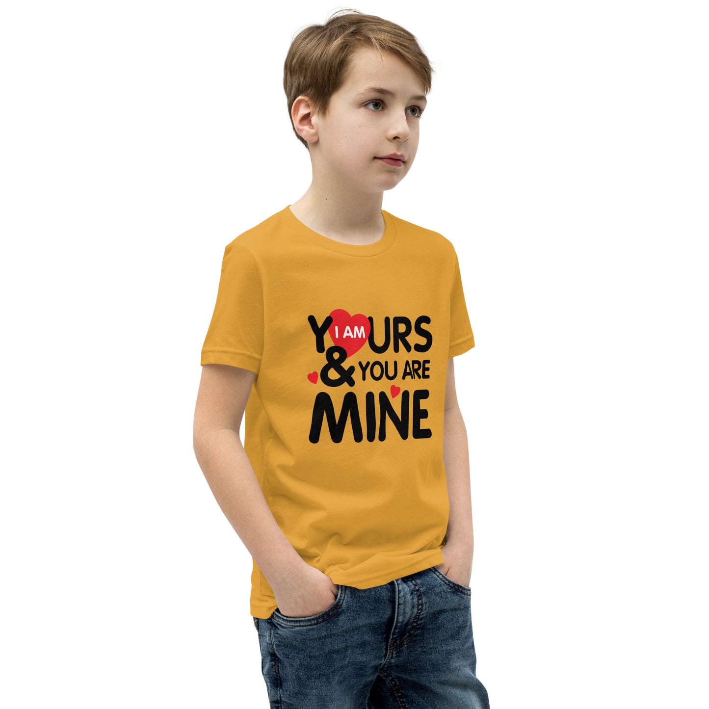 i am yours & you are mine | Youth Staple Tee | Bella + Canvas 3001Y