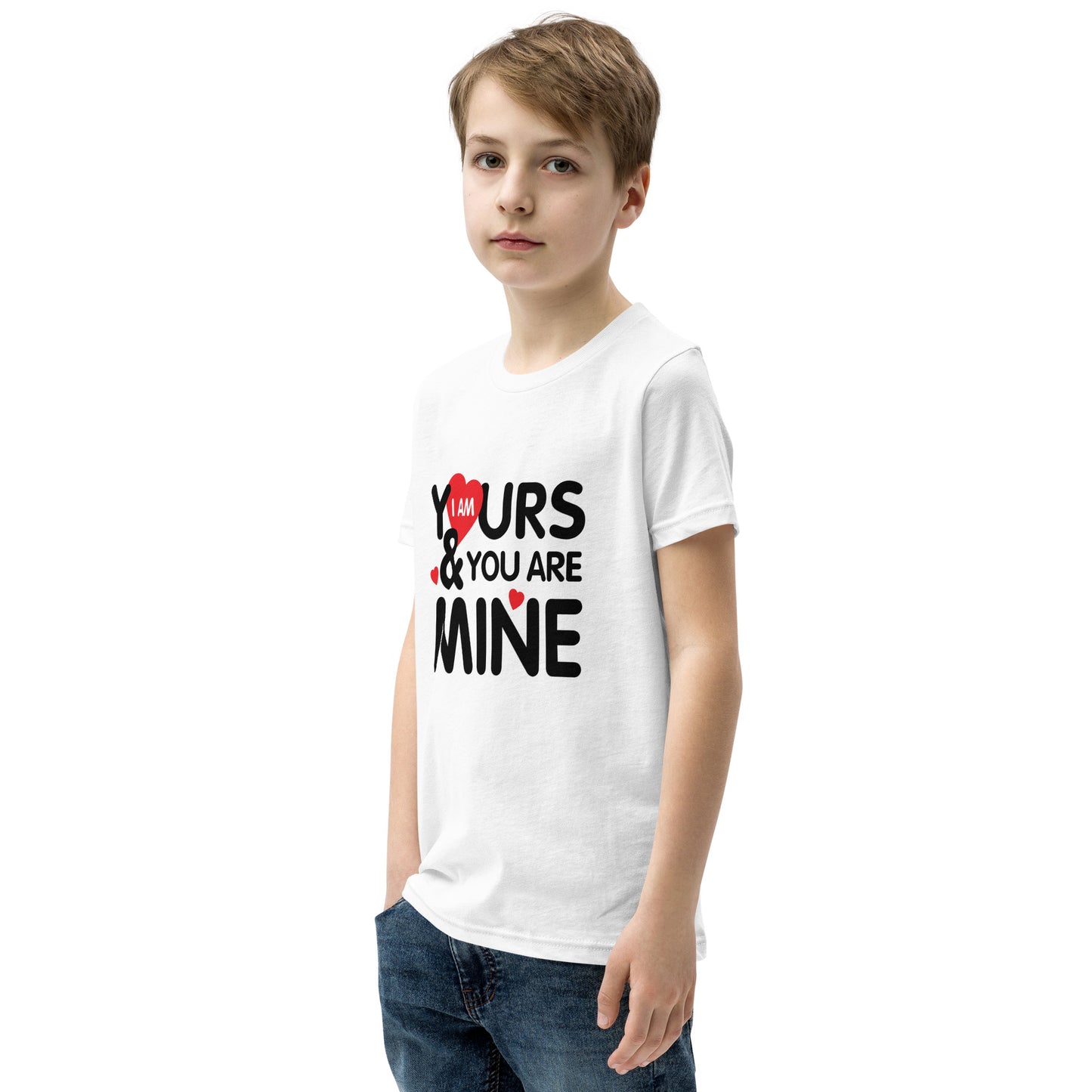 i am yours & you are mine | Youth Staple Tee | Bella + Canvas 3001Y